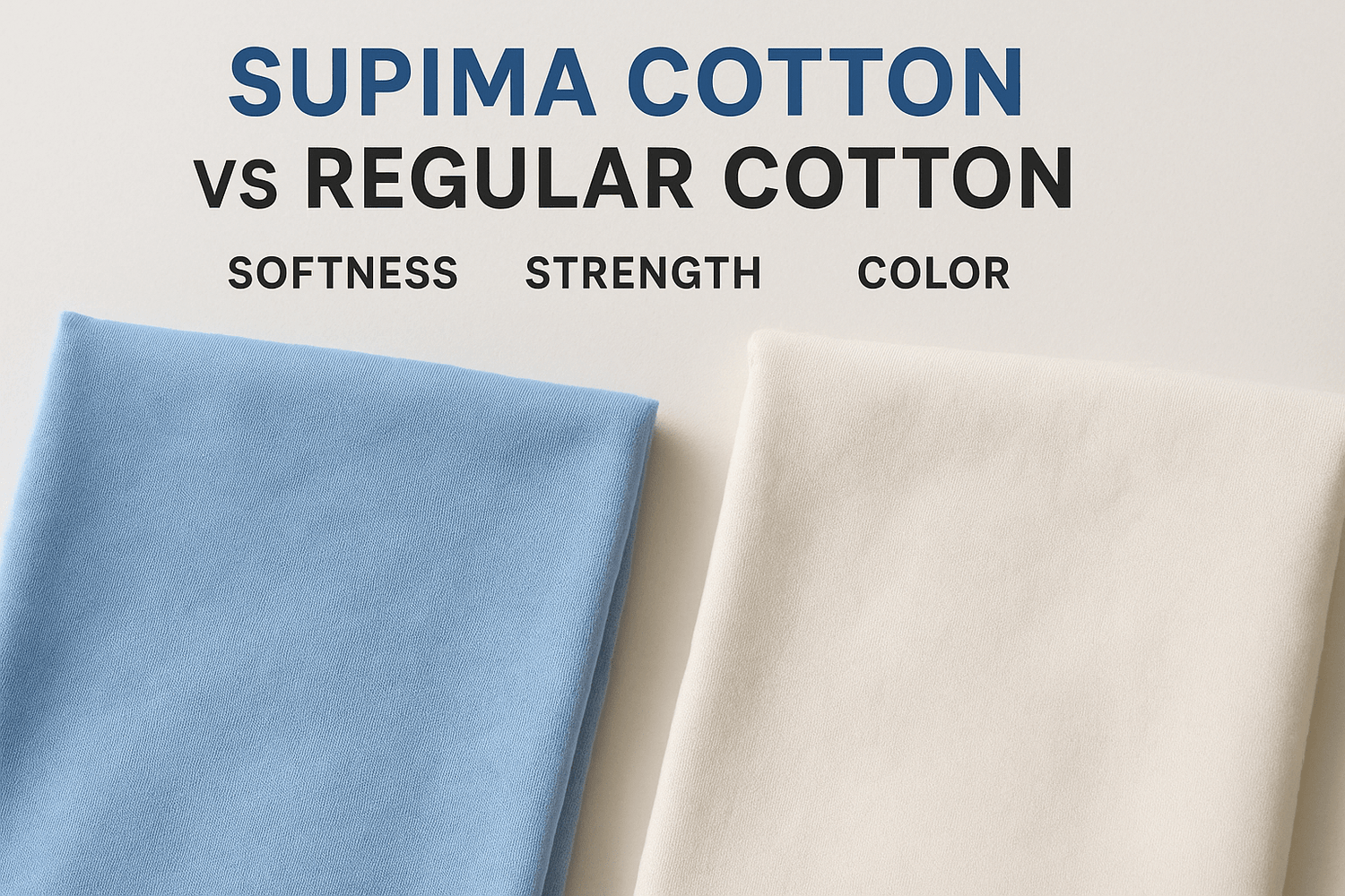 Supima Cotton vs Regular Cotton: Softness, Strength, Color - Somnad