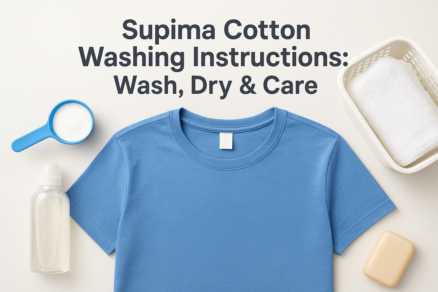 Supima Cotton Washing Instructions: Wash, Dry & Care - Somnad
