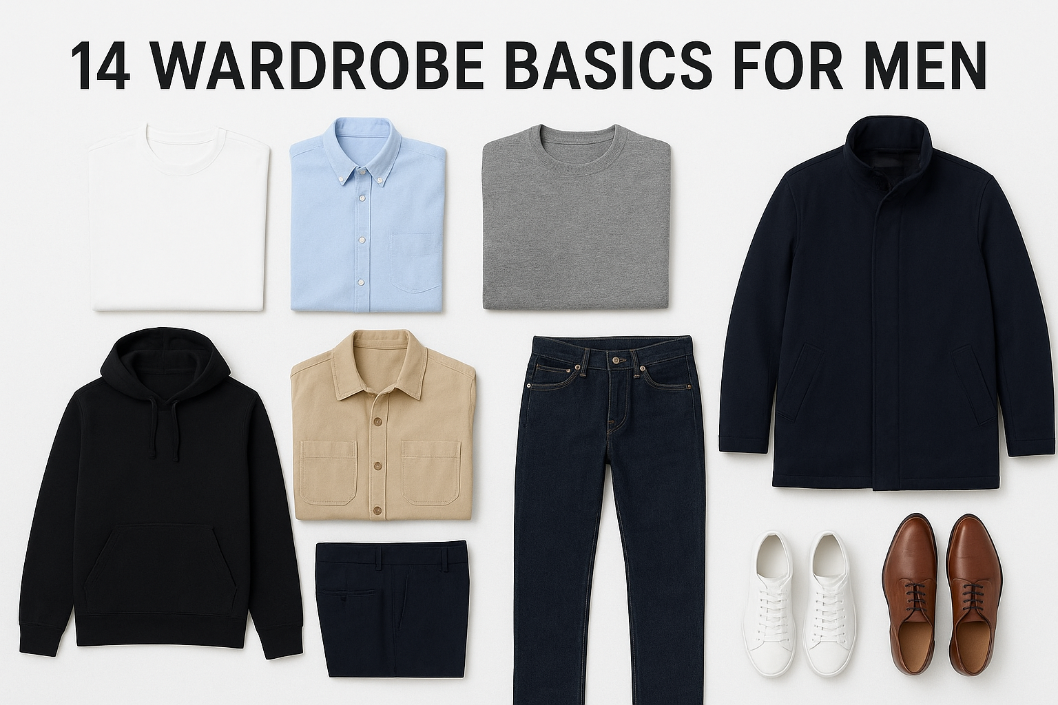 14 Wardrobe Basics for Men: The Minimalist Checklist