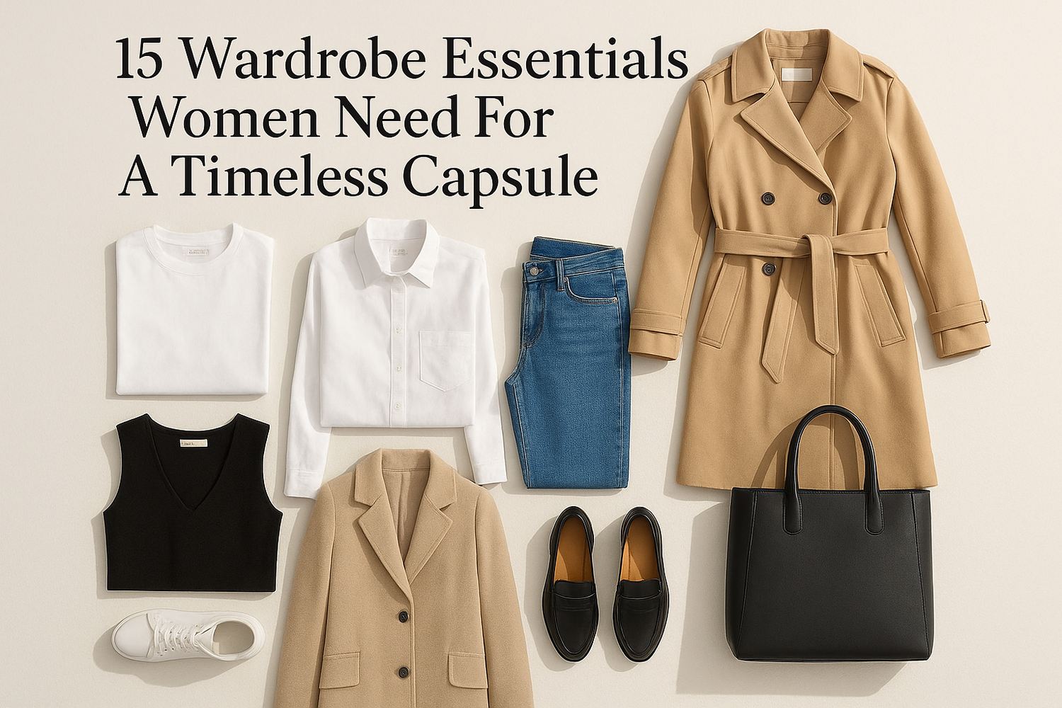 15 Wardrobe Essentials Women Need For A Timeless Capsule