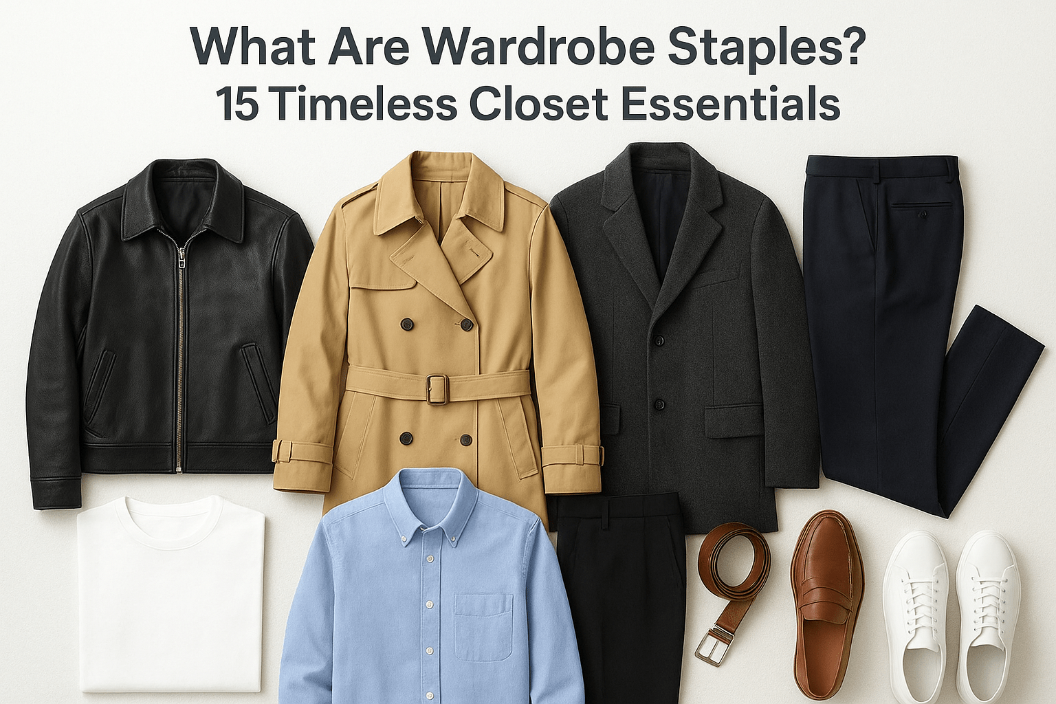 What Are Wardrobe Staples? 15 Timeless Closet Essentials - Somnad