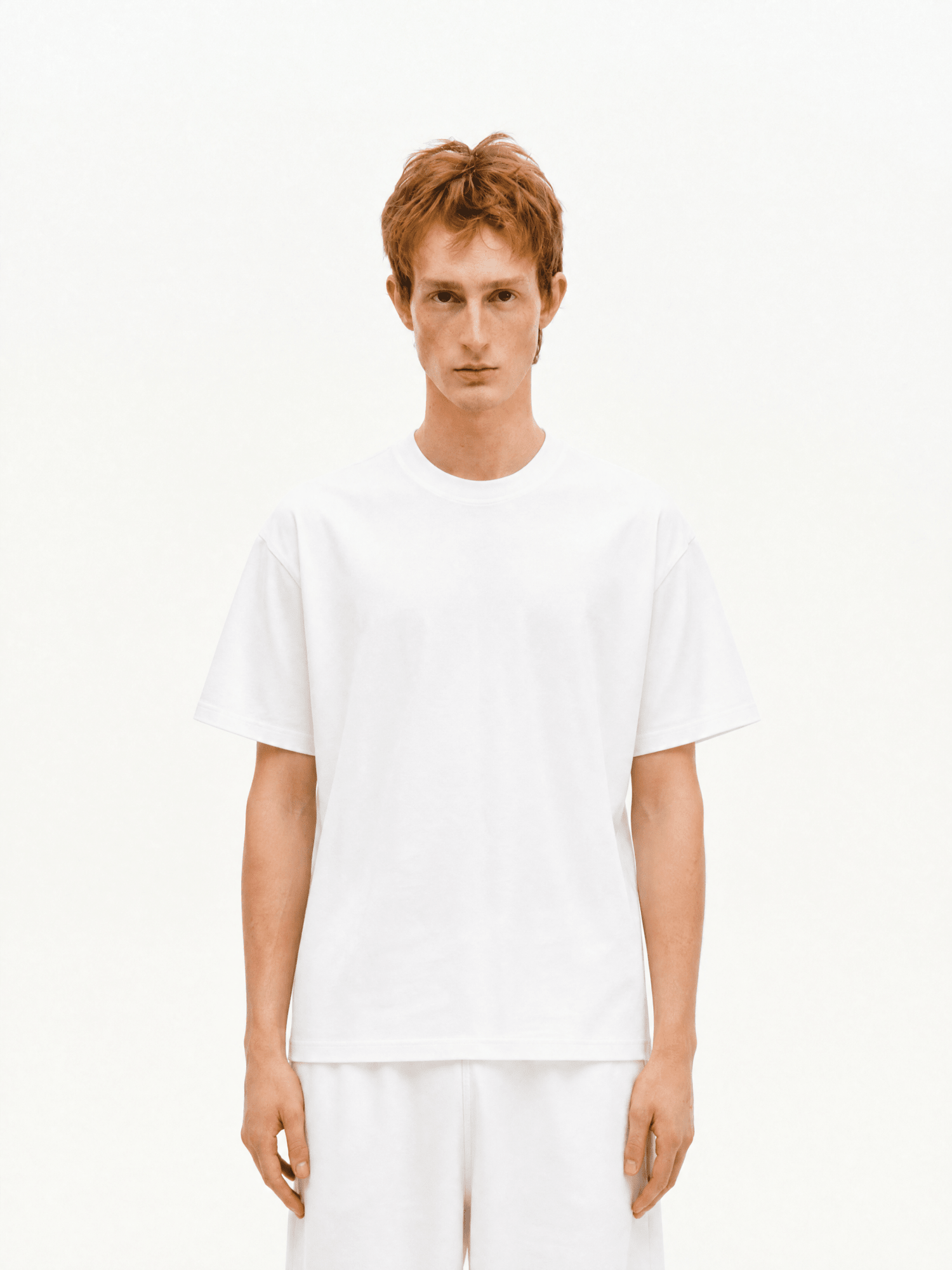 Supima Tee White Front-2 
