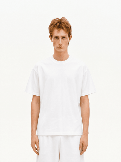 Supima Tee White Front-2 