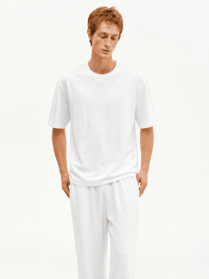 Supima Tee White Front 