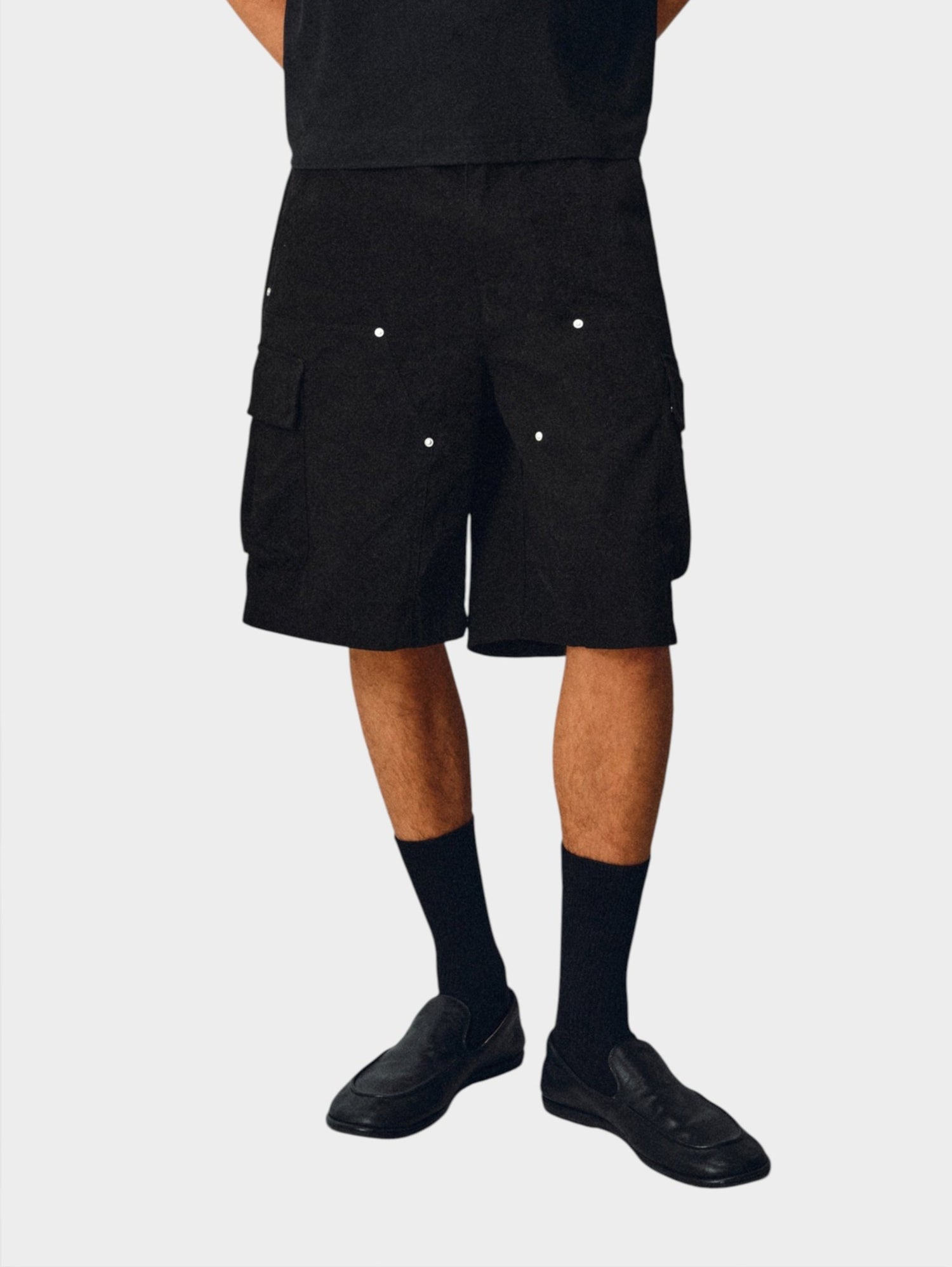 Herringbone Cargo Shorts - Somnad
