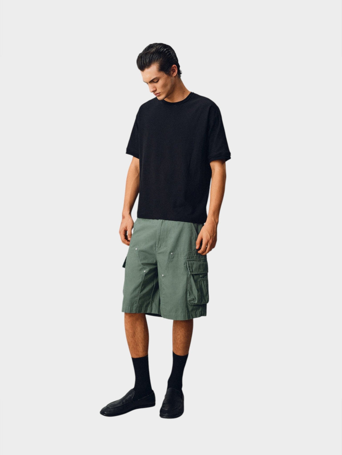 Herringbone Cargo Shorts - Somnad