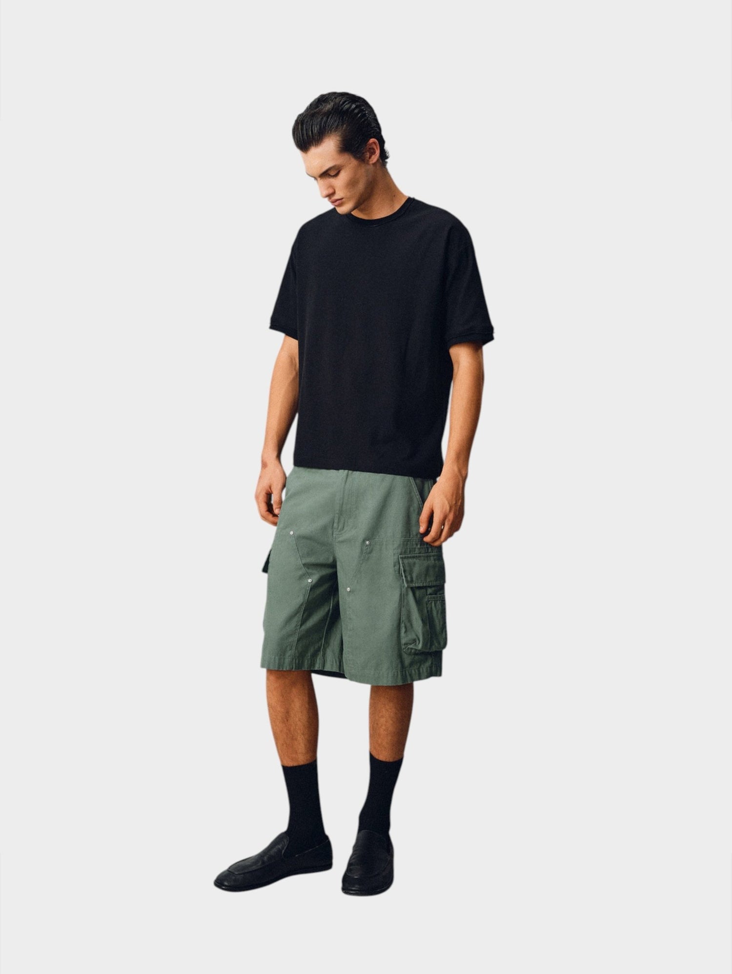 Herringbone Cargo Shorts - Somnad