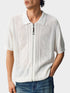 Pointelle Washi Knit Shirt - Somnad