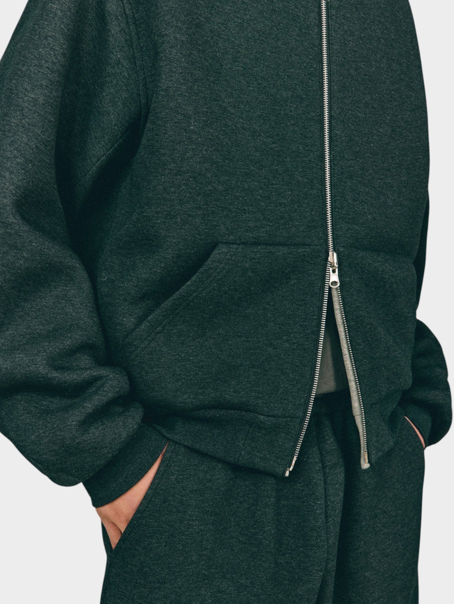 Reversible Scuba Curved-Sleeve Hoodie - Somnad