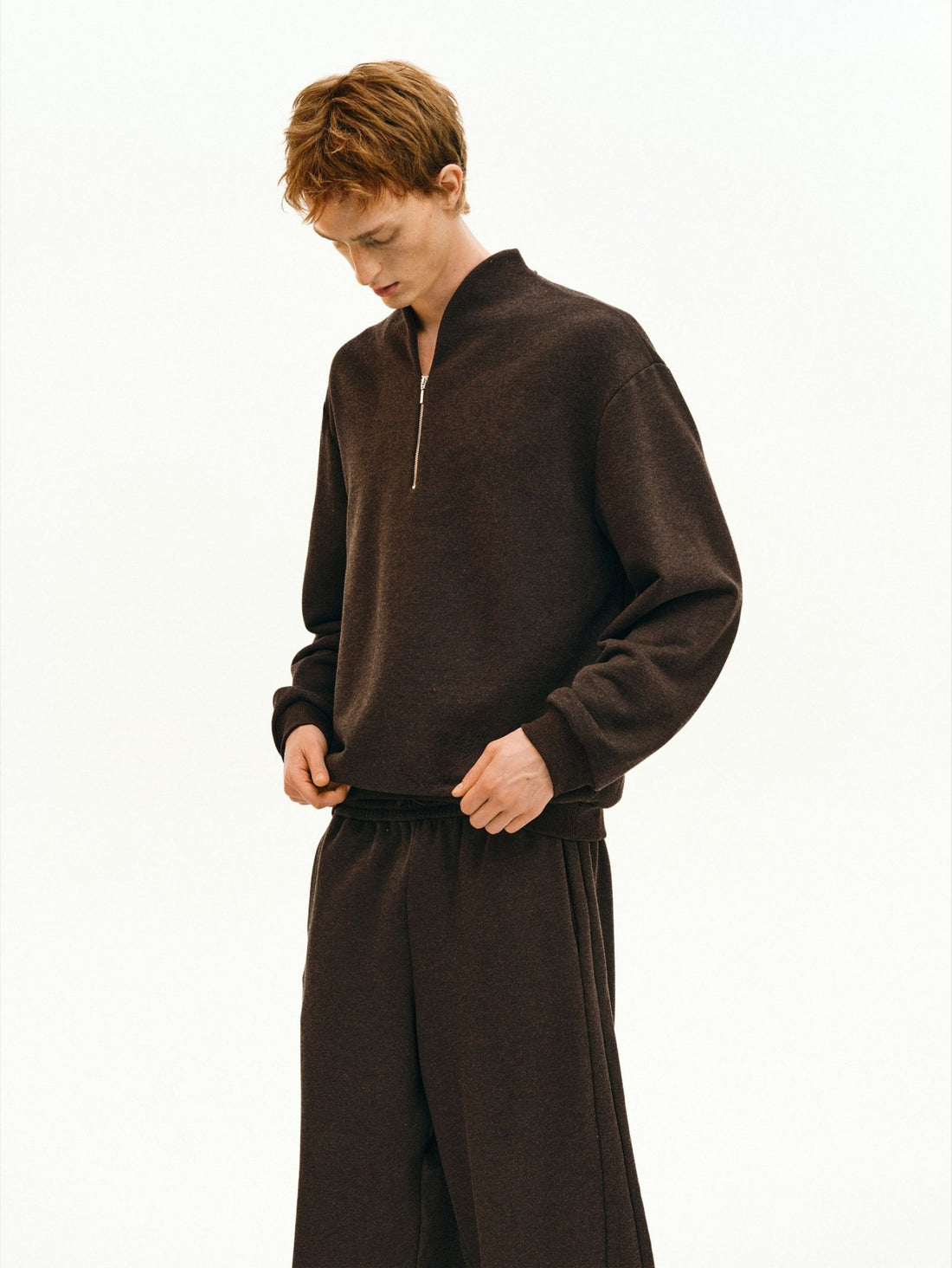 Sorona®-Wool Cadet Collar Pullover - Somnad
