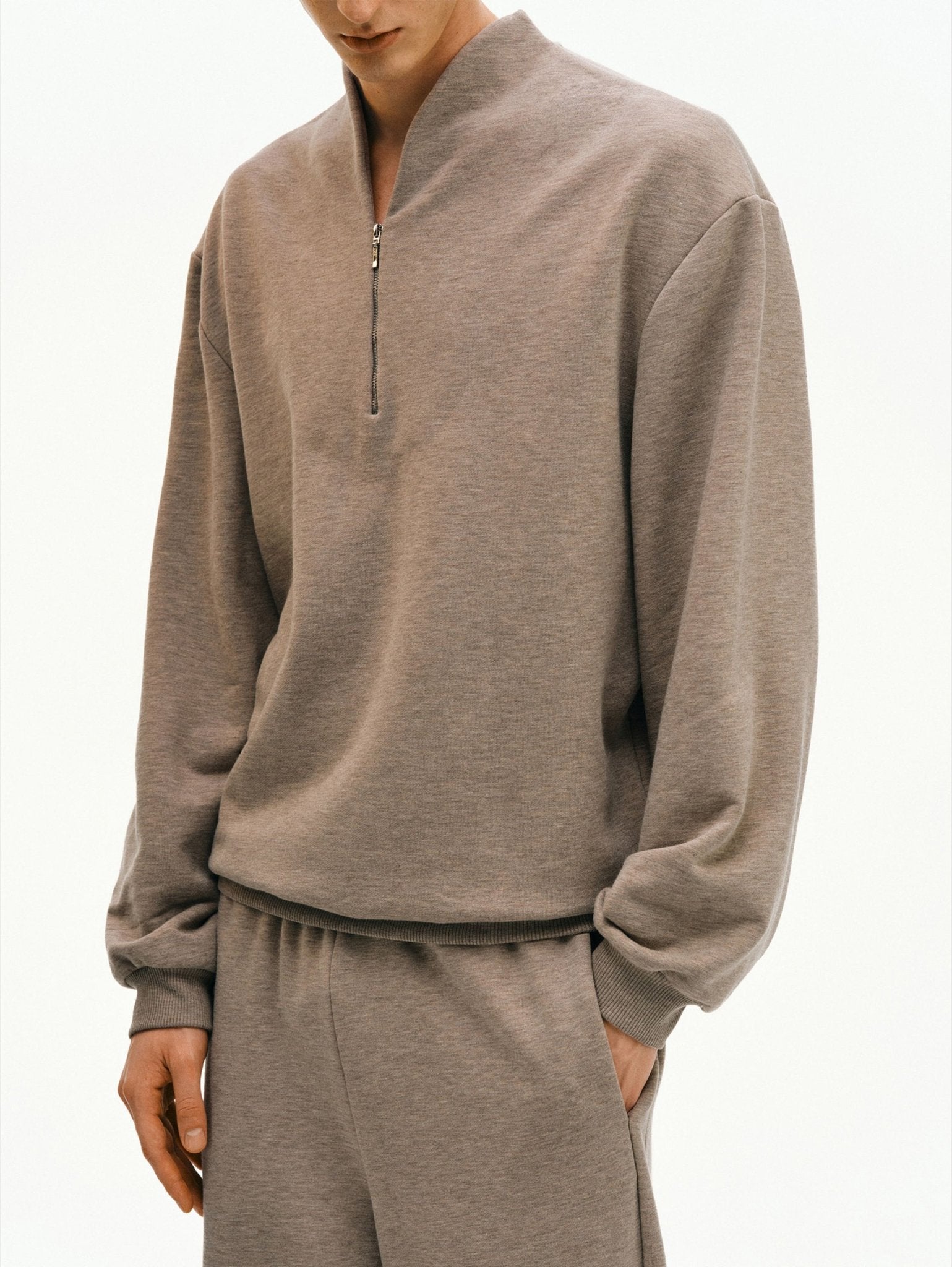 Sorona®-Wool Cadet Collar Pullover - Somnad