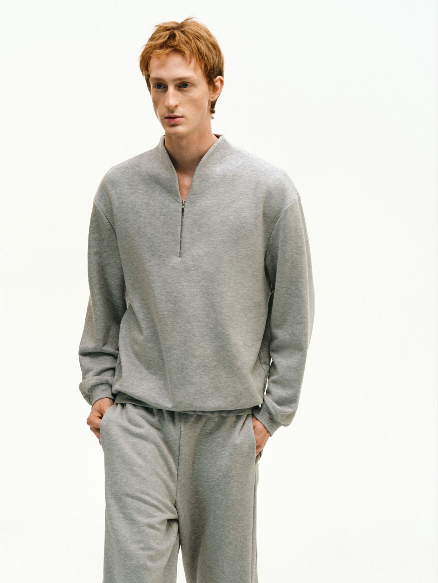 Sorona®-Wool Cadet Collar Pullover - Somnad