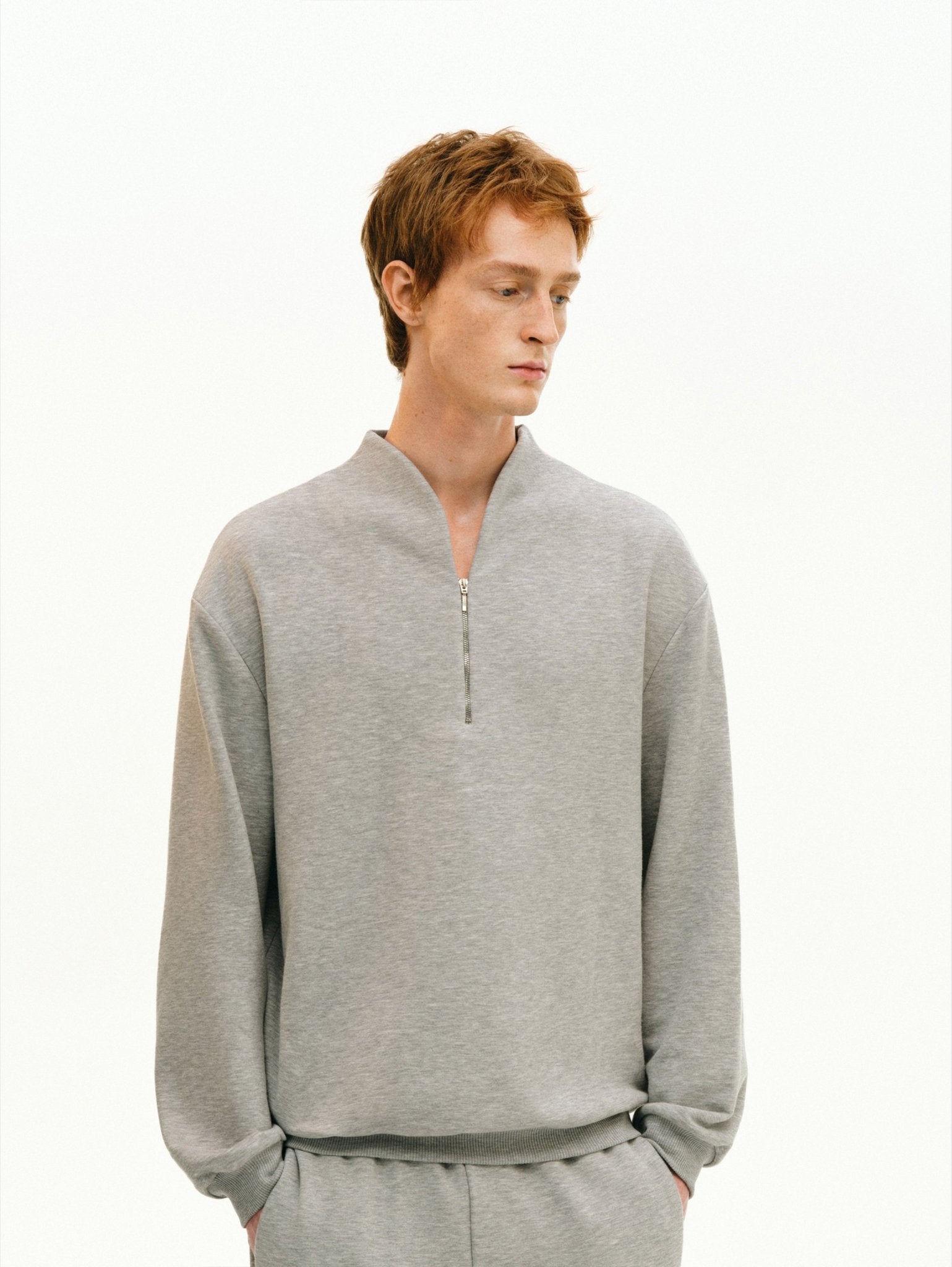 Sorona®-Wool Cadet Collar Pullover - Somnad