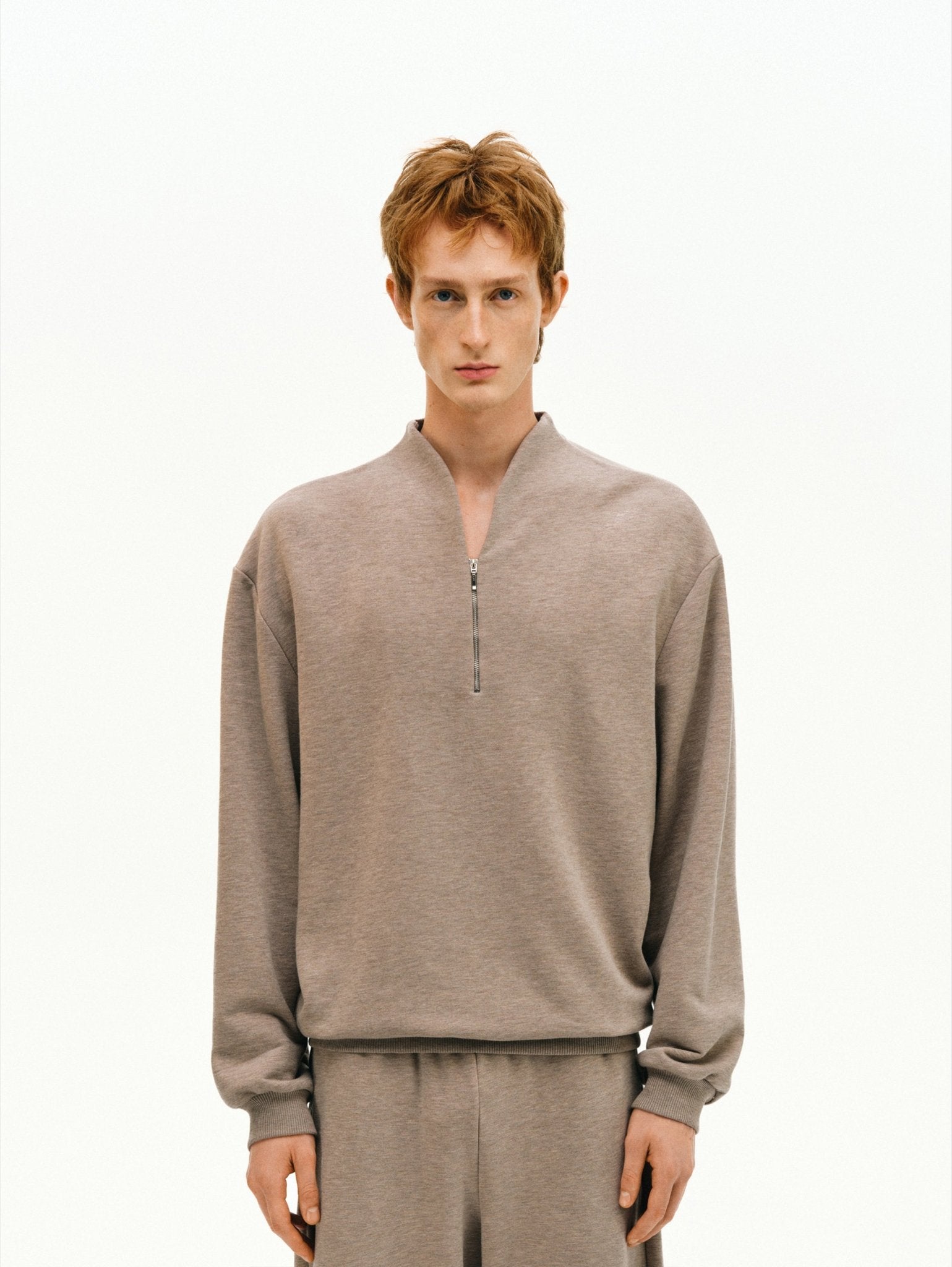 Sorona®-Wool Cadet Collar Pullover - Somnad