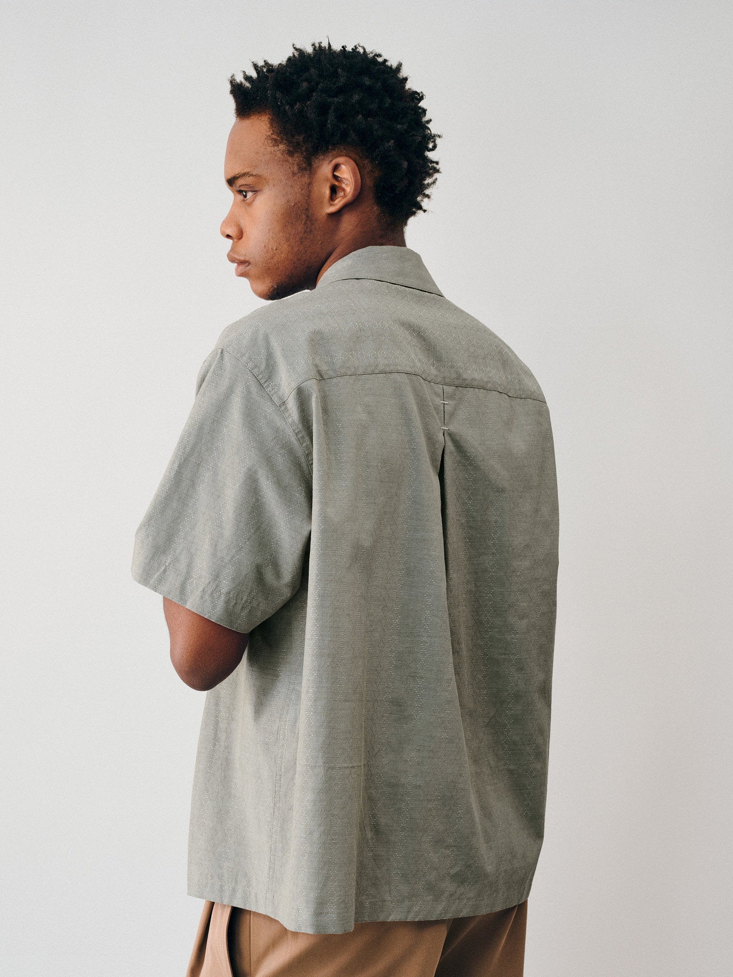 Textured Jacquard Camp Shirt - Somnad
