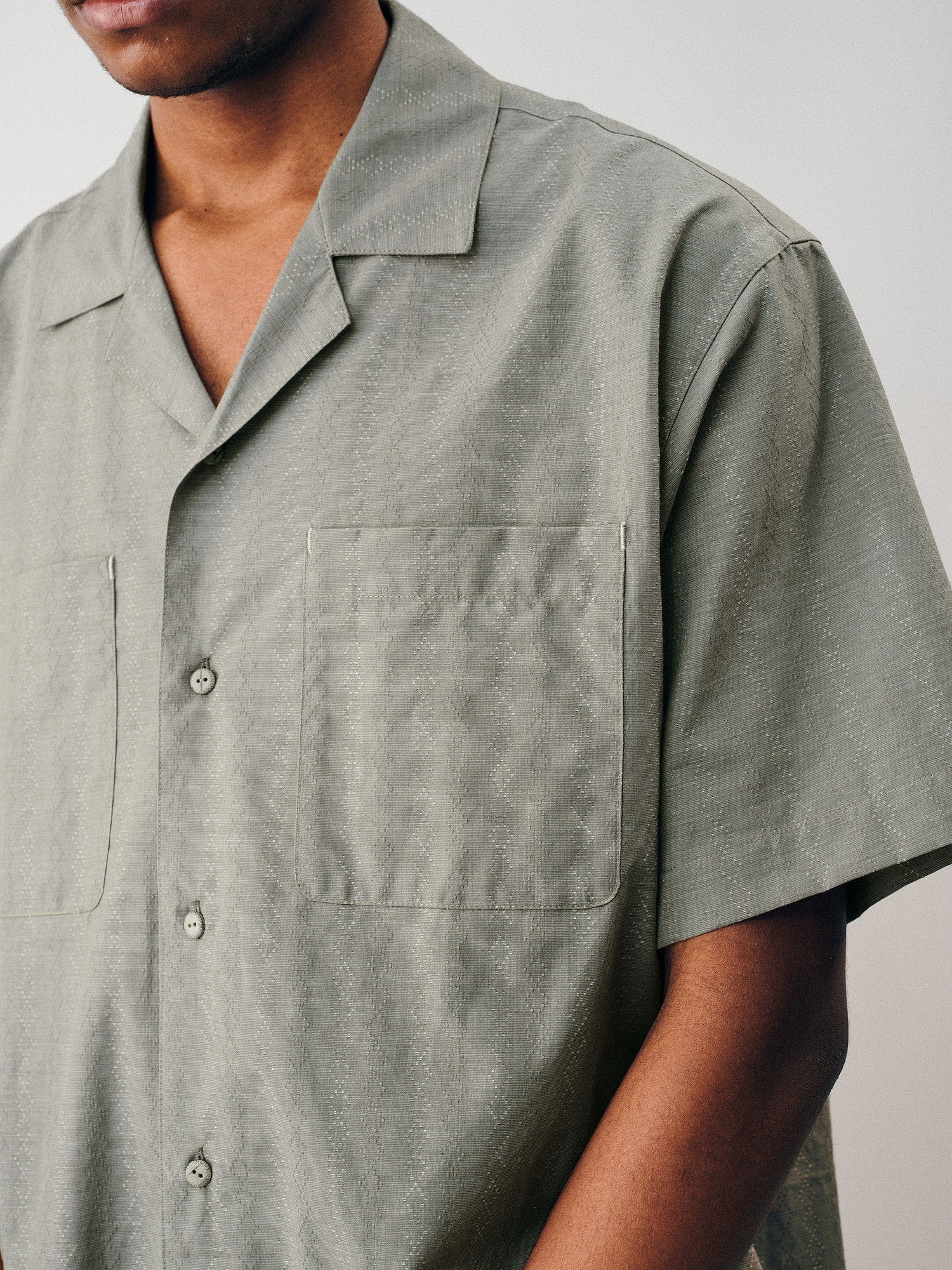 Textured Jacquard Camp Shirt - Somnad