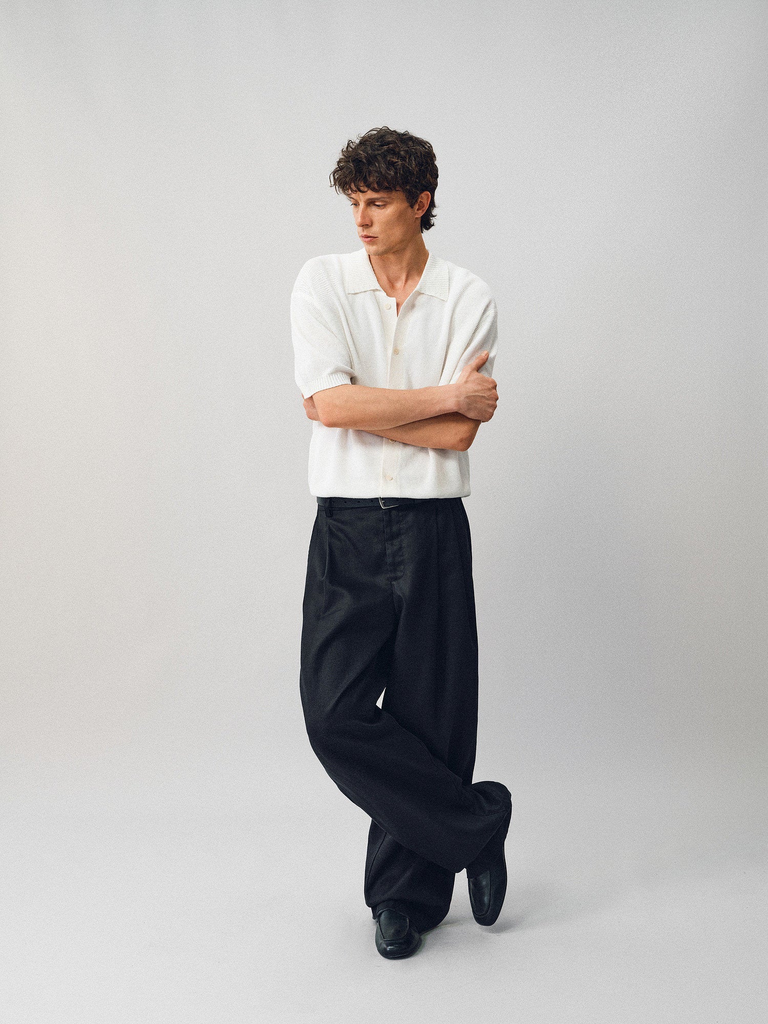 Textured Linen-Cotton Shirt - Somnad