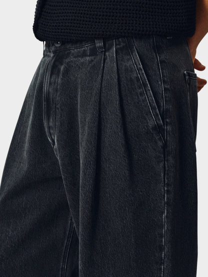 Textured Lyocell-Blend Jeans - Somnad