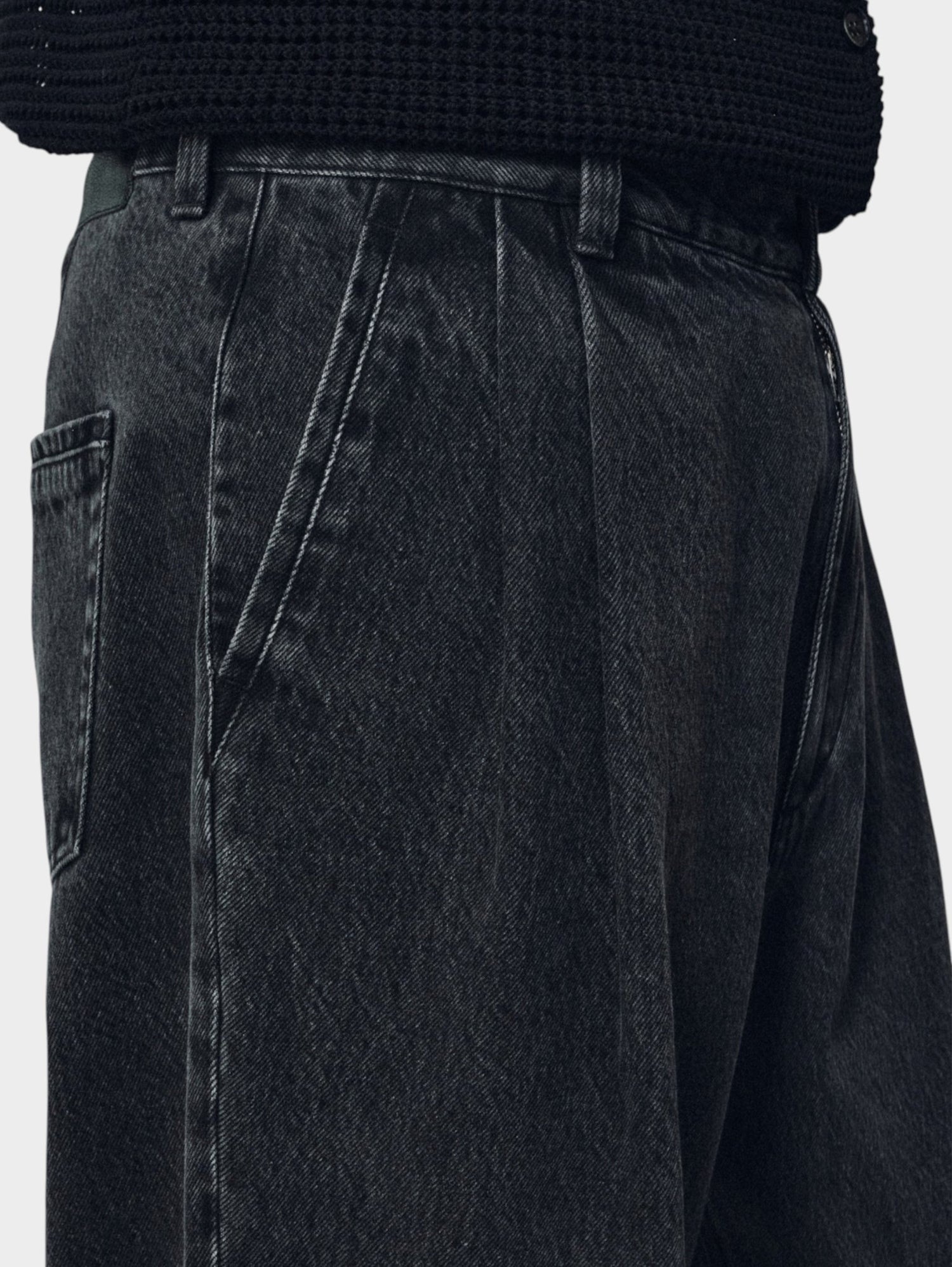 Textured Lyocell-Blend Jeans - Somnad