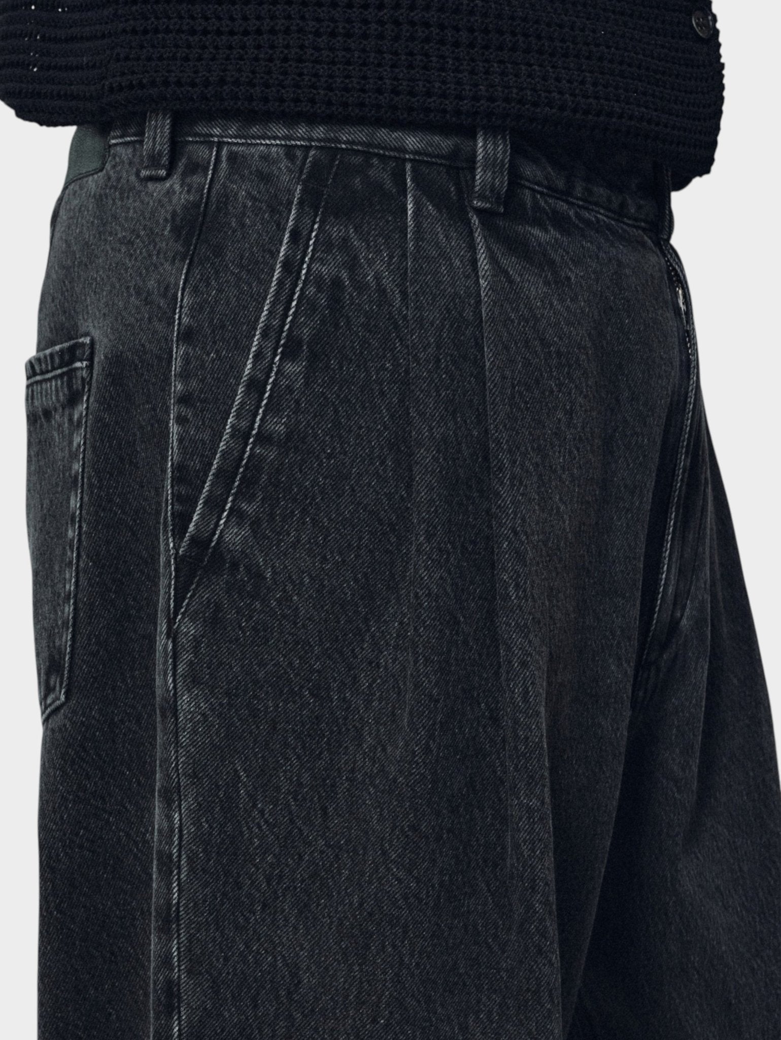 Textured Lyocell-Blend Jeans - Somnad